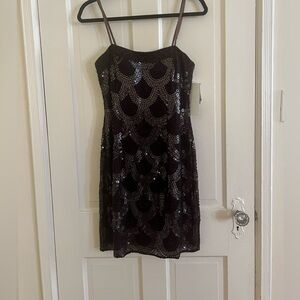 Never worn Adrianna Papell cocktail dress with tags.